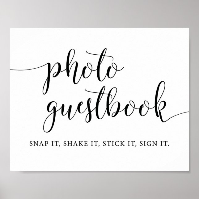 Póster Rótulo de libros de fotos instantáneos de Bodas ru (Frente)