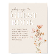 Rótulo De Libros Para Wildflower Baby Shower