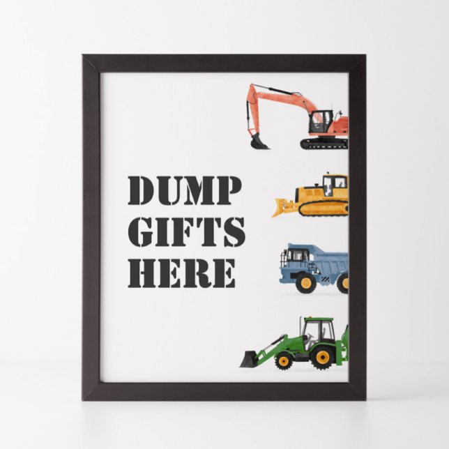 Póster Rótulo De Los Regalos De Dump De Cumpleaños De Los (Subido por el creador)