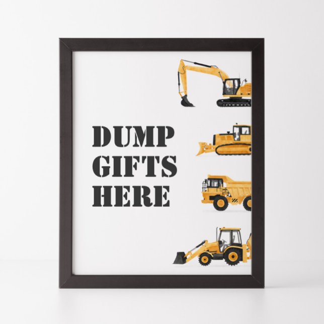 Póster Rótulo De Los Regalos De Dump De Cumpleaños De Los (Subido por el creador)