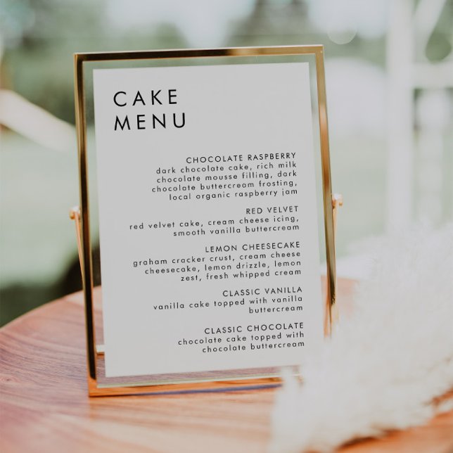 Póster Rótulo de menú Boda de postre de la barra de postr (Subido por el creador)