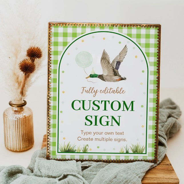 Póster Rótulo de mesa de la fiesta de cumpleaños de un pa (Subido por el creador)