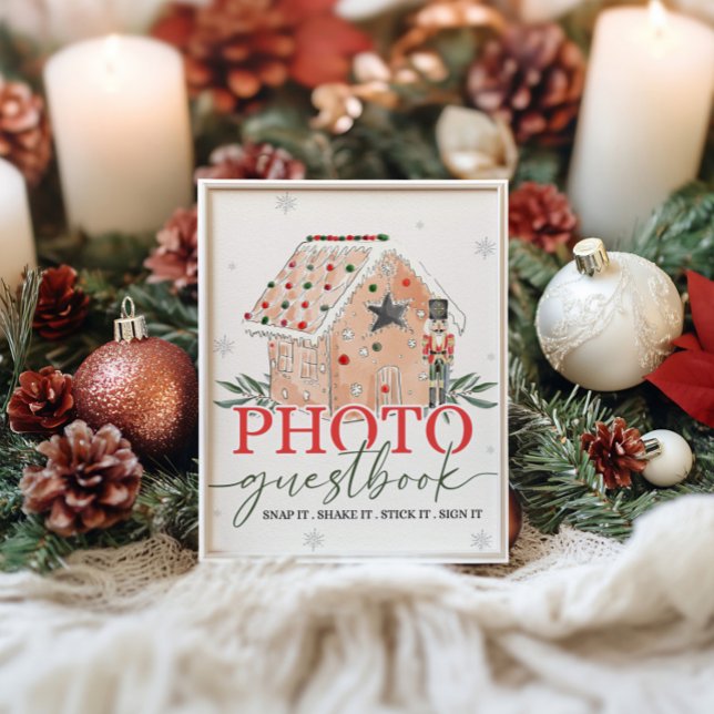 Póster Rótulo de mesa de libros para invitados de Nutcrac (Subido por el creador)