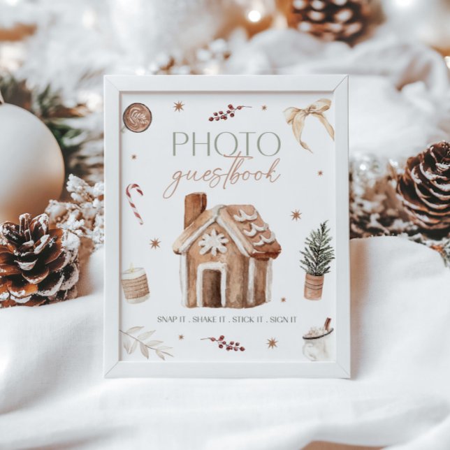 Póster Rótulo de mesa del libro de fotos de los navidades (Subido por el creador)