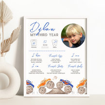 Rótulo de Monster Trucks Photo Milestone