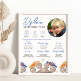 Póster Rótulo de Monster Trucks Photo Milestone