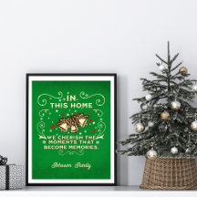 Rótulo de Navidades familiares "valoran los moment