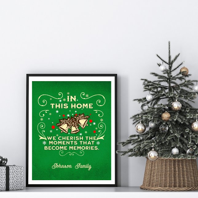 Póster Rótulo de Navidades familiares "valoran los moment (Subido por el creador)
