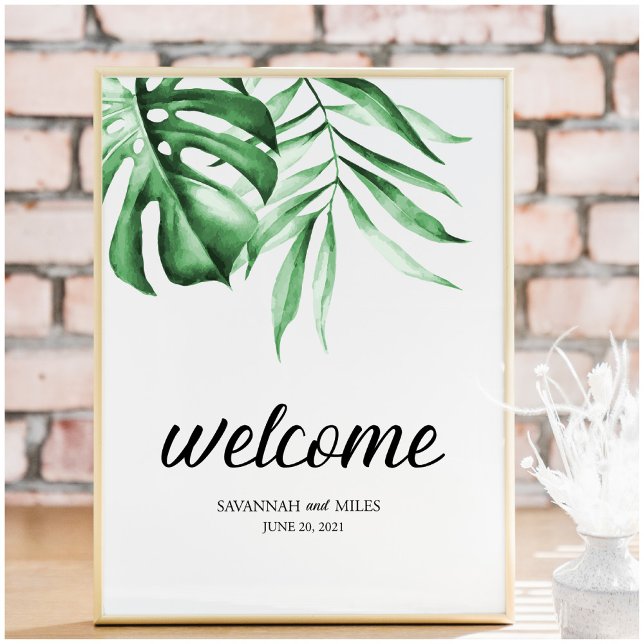 Póster Rótulo de Personalizable de palma de vegetación tr (Subido por el creador)