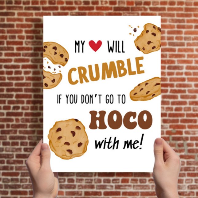 Póster Rótulo de propuesta de inicio de crumble cookies (Subido por el creador)