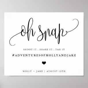 Póster Rótulo de punta para padres Jar, caligrafía Minima