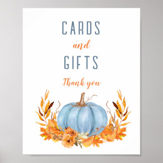 Póster Rótulo de regalos de tarjetas Baby Shower de calab