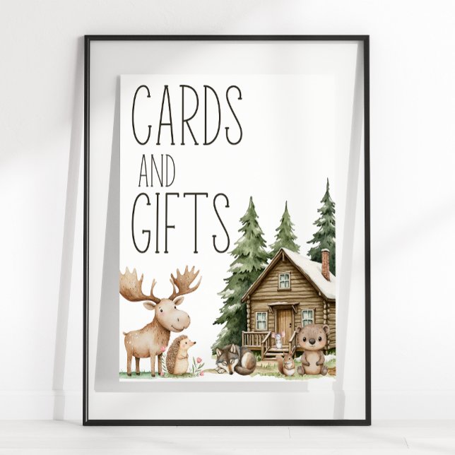 Póster Rótulo de regalos de tarjetas de Baby Shower Boho  (Subido por el creador)