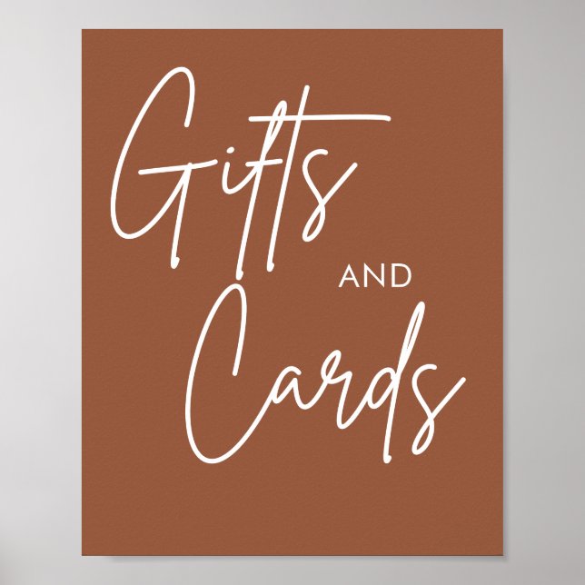 Póster Rótulo de regalos para tarjetas de Boho o Boho (Frente)