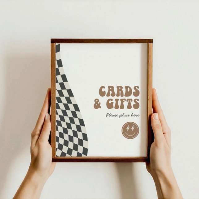 Póster Rótulo de regalos retro de Rad Guay Dude (Subido por el creador)