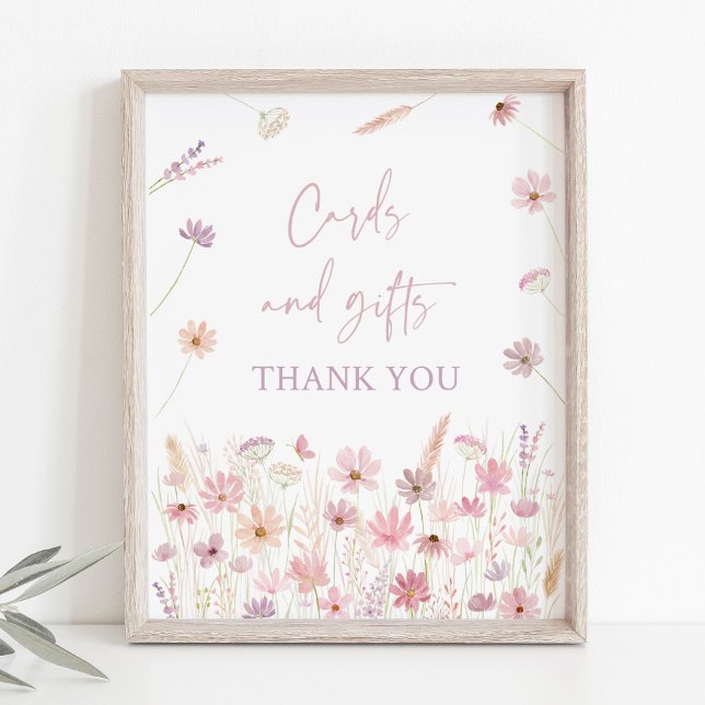 Póster Rótulo de Regalos y Tarjetas de Flores Silvestres  (Subido por el creador)
