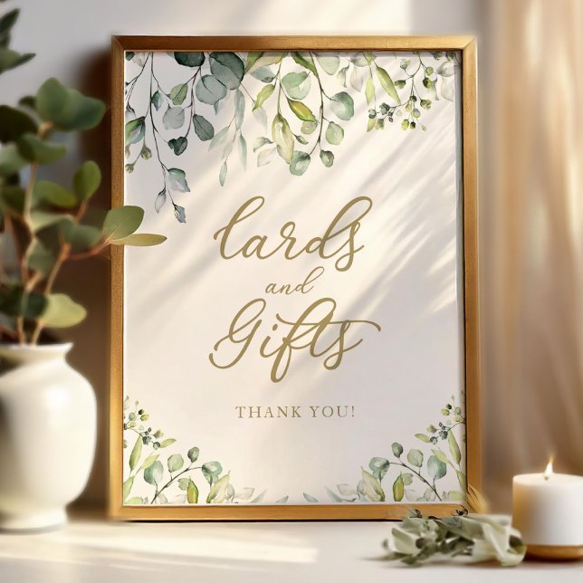 Póster Rótulo De Regalos Y Tarjetas De Vegetación (Subido por el creador)