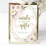 Póster Rótulo De Regalos Y Tarjetas Geométricas Florales<br><div class="desc">Rótulo De Regalos Y Tarjetas Geométricas Florales De Rubor Rosa</div>
