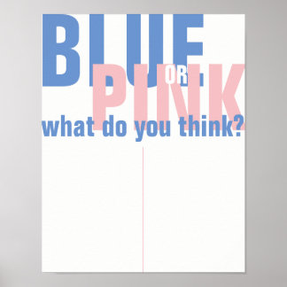 PÓSTER RÓTULO DE REVELACIÓN DE GÉNERO