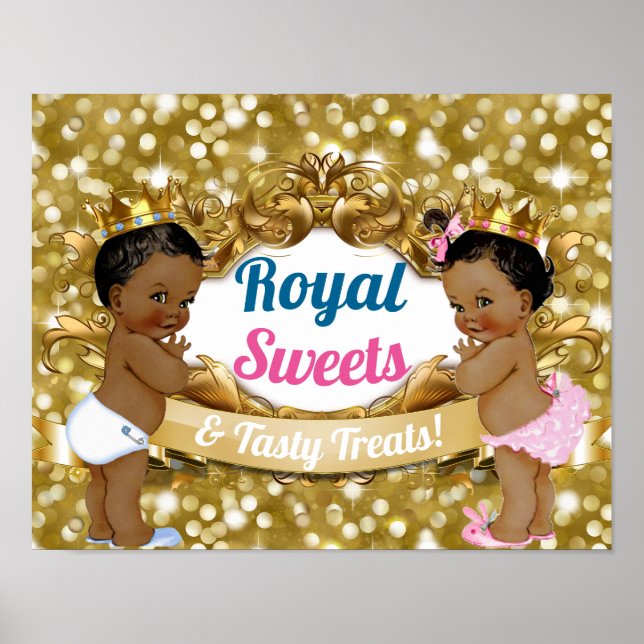 Póster Rótulo de reyes africanas de sexo revelan dulces y (Frente)