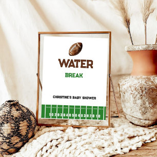 Póster Rótulo de salto de agua para bebé