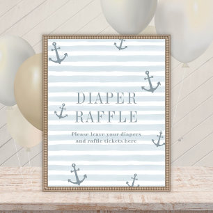 Póster Rótulo de tabla de destilación de pañales Baby Sho