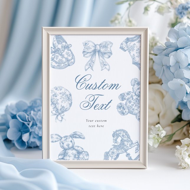 Póster Rótulo de tabla de texto de Personalizado Toile de (Subido por el creador)