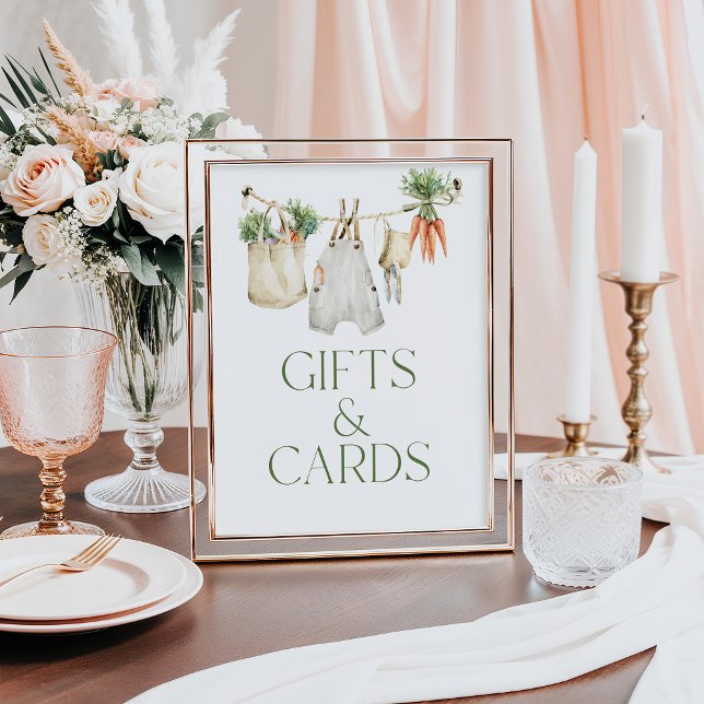 Póster Rótulo de tarjetas Baby Shower de regalo de la gra (Subido por el creador)