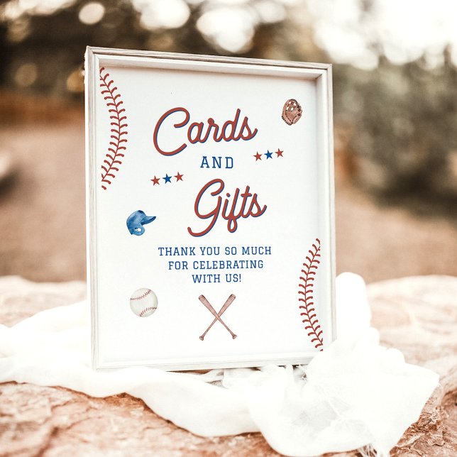 Póster Rótulo de Tarjetas de Béisbol y Regalos, Rookie de (Subido por el creador)