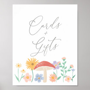 Póster Rótulo de tarjetas de cumpleaños y regalos de Chic