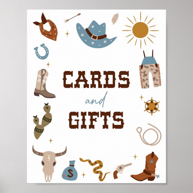 Póster Rótulo de Tarjetas de cumpleaños y Regalos de Rode (Frente)