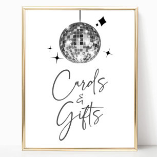 Póster Rótulo de tarjetas de Rótulo y regalos Silver Disc