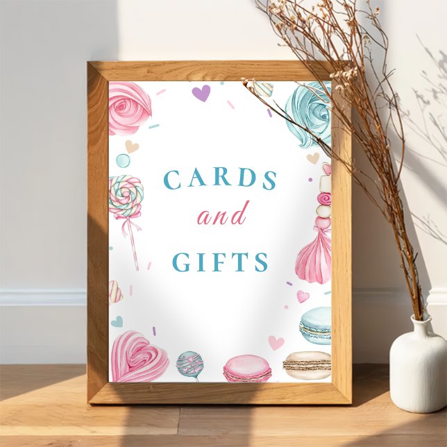 Póster Rótulo de tarjetas y regalos de Baby Shower Donut  (Subido por el creador)