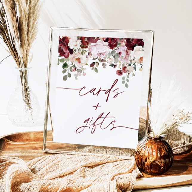 Póster Rótulo de tarjetas y regalos de flores rosadas de  (Subido por el creador)