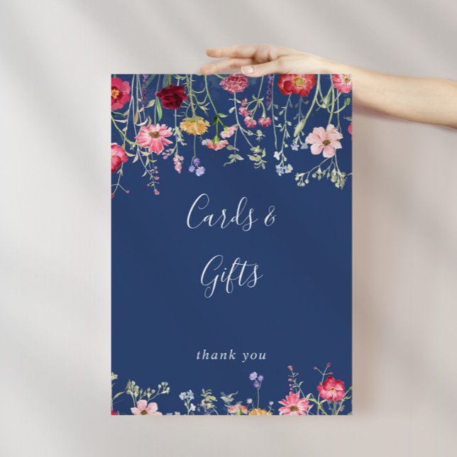 Póster Rótulo de tarjetas y regalos de flores silvestres  (Subido por el creador)