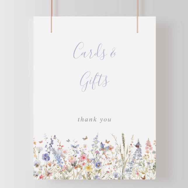 Póster Rótulo de tarjetas y regalos de flores silvestres  (Subido por el creador)