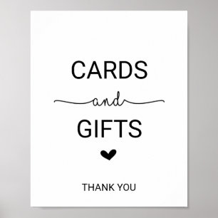 Póster Rótulo de tarjetas y regalos de Love Hearts