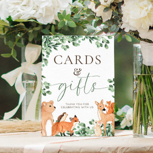 Póster Rótulo de tarjetas y regalos para animales de Wood
