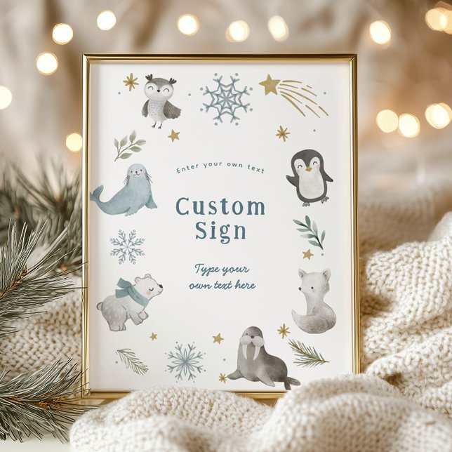 Póster Rótulo de texto Personalizado de Baby Shower para  (Subido por el creador)