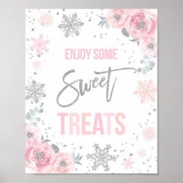 Póster Rótulo de Tratamientos Dulces Decor Fiesta de invi