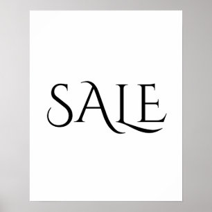 Póster Rótulo de venta moderno, Poster de venta de Bonito