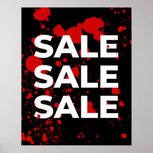 Póster Rótulo de venta moderno, venta de boutiques en neg
