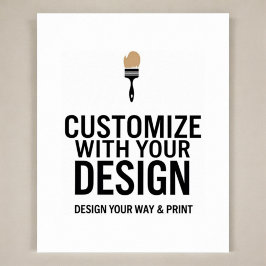 Póster Rótulo de visualización de eventos en blanco de pe