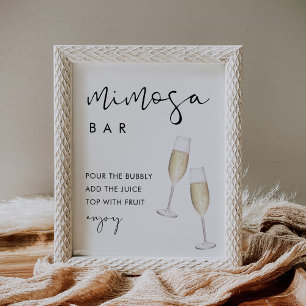 Póster RÓTULO del bar STELLA Mimosa