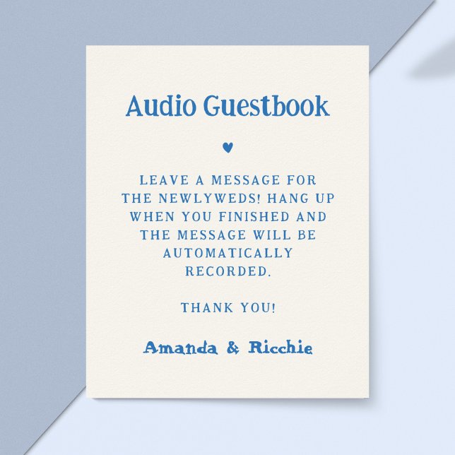 Póster Rótulo del Boda de la guía de audio de escritura m (Subido por el creador)
