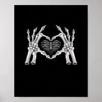 Rótulo del corazón de la mano de las costillas de