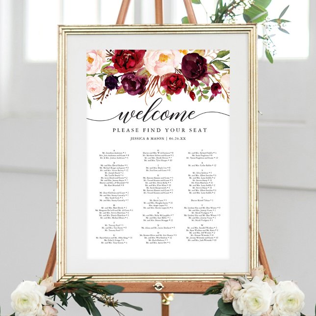Póster Rótulo del cuadro de asientos de los Bodas de Borg (Subido por el creador)