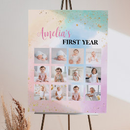 Póster Rótulo del Día del Arcoiris