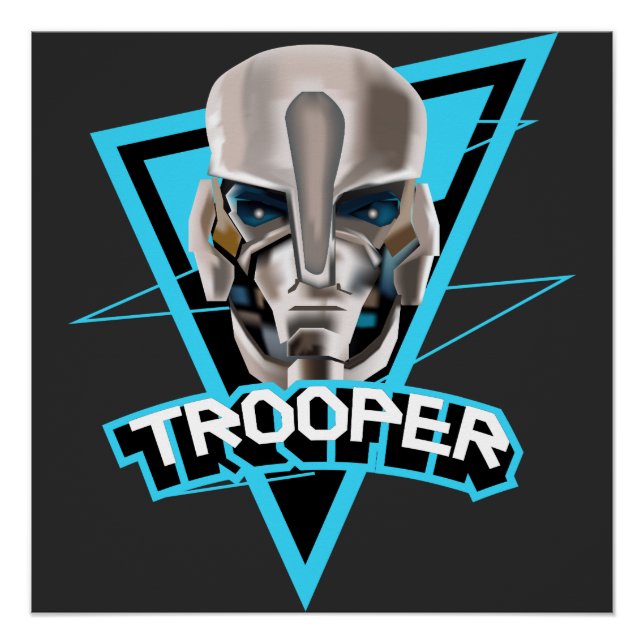Póster Rótulo del equipo de deportes electrónicos de Troo (Anverso)