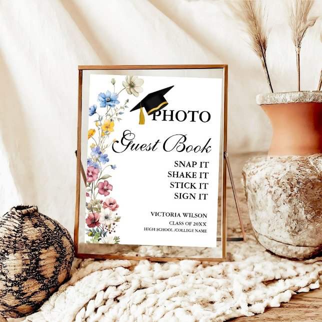 Póster Rótulo del libro de invitados, libro de graduación (Subido por el creador)